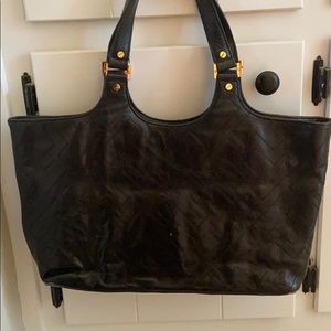 Black Tory Burch Signature Tote